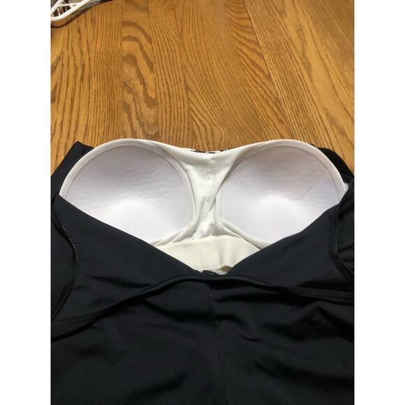 Gabar Ladies One Piece Swimsuit 18W 18 2X women’s Black & White Tropical - Picture 7 of 9